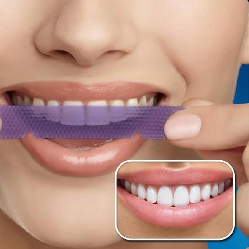 Bandes blanchissantes pour les dents