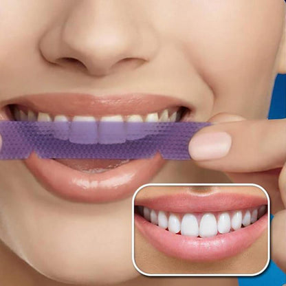 Bandes blanchissantes pour les dents