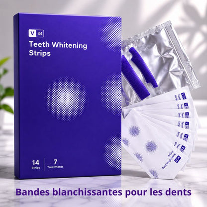 Bandes blanchissantes pour les dents