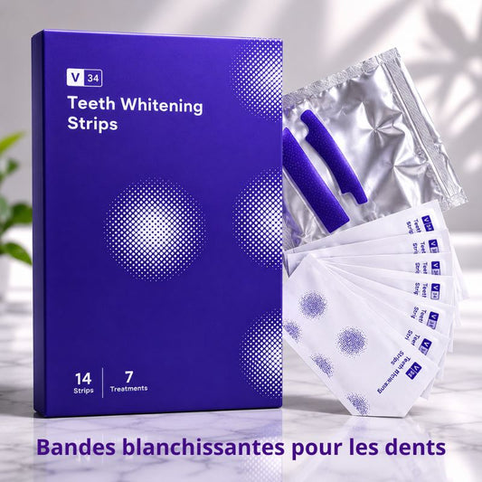 Bandes blanchissantes pour les dents